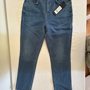 Veronica Beard Jeans Alenah slim straight high rise sz 28